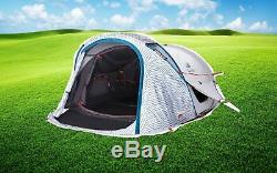 quechua xl air iii waterproof pop up camping tent