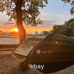 1-2 Man Hammock Waterproof Camping Tent Tarp Shelter Cover Lightweight Rain Fly