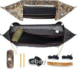 1-2 Man Outdoor Travel Camping Tent Hanging Hammock With Mosquito Net Rainfly