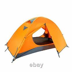 1 2 Man Person 3 Season Tent for Camping Backpacking Hiking Orange 1 People