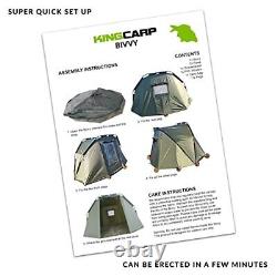 1 Man Bivvy Fishing Tent Day Shelter Waterproof 210D Material Quick Camping