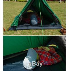 1 Person Camping Hiking Mountain Backpacking Waterproof Silicone One Man Tent
