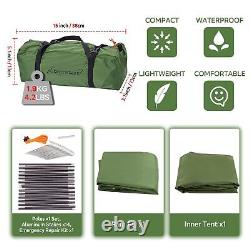 1-Person Tent for Backpacking Ultralight Hiking Tent for One Man, Solo, Sin