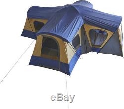 14 Man Family Person 3 Season Room Base Camp Tent 4 Entrances Camping Fast Ship