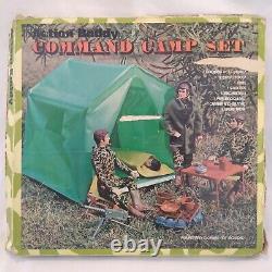 1970's Action Buddy Command Camping Tent Set with Box 12 GI Joe Man Barbie Ken