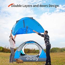 2/4 Person Camping Tent Lightweight Backpacking Tent Waterproof Windproof Two Do