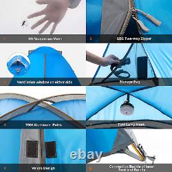 2/4 Person Camping Tent Lightweight Backpacking Tent Waterproof Windproof Two Do