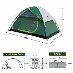 2 Man Backpacking Tent for Camping Waterproof Small 2 Person Dome Backpack