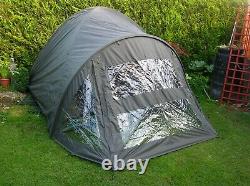 2 Man Double Skin NGT Green Carp Fishing Bivvy Tent Shelter Waterproof Camping