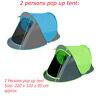 2 Man Person Folding Pop Up Tent Suitable For Travel Camping Hiking Beach Festiv