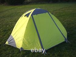 2 Man Tent Festival Camping Package Tent + 2 x Adult Mummy Sleeping Bags