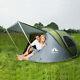 2 Men Sweet Time Camping Hiking Tent Waterproof Automatic Instant Pop Up Tent US