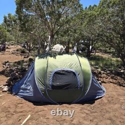 2 Men Sweet Time Camping Hiking Tent Waterproof Automatic Instant Pop Up Tent US