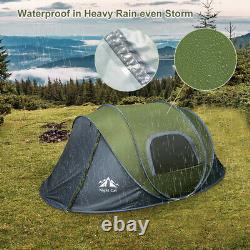 2 Men Sweet Time Camping Hiking Tent Waterproof Automatic Instant Pop Up Tent US