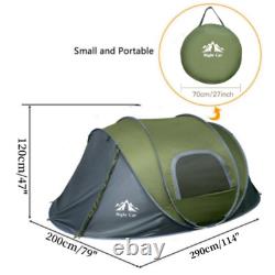 2 Men Sweet Time Camping Hiking Tent Waterproof Automatic Instant Pop Up Tent US