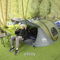 2 Men Sweet Time Camping Hiking Tent Waterproof Automatic Instant Pop Up Tent US