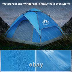 2 Mens Instant Automatic Pop Up Tent Camping Hiking Outdoor with Waterproof Tarp