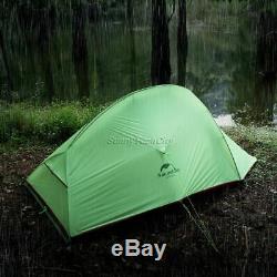 2 Person Man Outdoor Ultralight Camping Tent Lightweight 210T Polyester Green