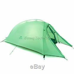 2 Person Man Outdoor Ultralight Camping Tent Lightweight 210T Polyester Green