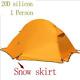 20D Silicone Camping Tent Portable Ultralight 1 Man Tent Waterproof Outdoor Tent
