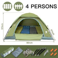3-4 Man Big Tent Waterproof Windproof Picnic Family Outdoor Camping Hiking