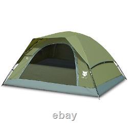 3-4 Man Big Tent Waterproof Windproof Picnic Family Outdoor Camping Hiking USA