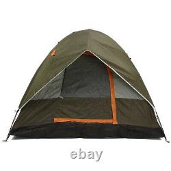 3-4 Man Person Camping Automatic Tent Double Layer Festival Fishing Family Beach