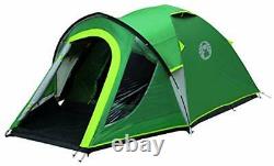 3/4 Man Tent, 1 Bedroom Family Dome Tent Green/Grey, One Size