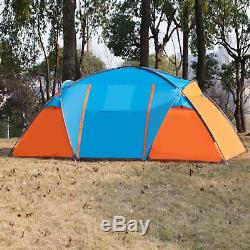 3-4 Men Portable Tent Camping Hiking Outdoor Beach Family Traveling Tent 6
