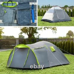 3 4 Person Man Family Tent Blue Tent Breathable Outdoor Camping Waterproof dome