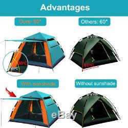 3-4 Person Man Family Tent Instant Up Tent Breathable Outdoor Camping