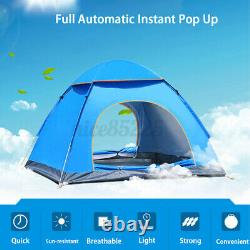 3-4 Person Man Instant Run Up Tent Automatic Camping Festival Outdoo
