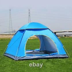 3-4 Person Man Instant Run Up Tent Automatic Camping Festival Outdoors #