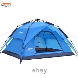 3-4 people Outdoor high Quality Automatic Double Rainproof Man Camping Tents