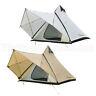 3-4Men Double Layer Camping Tent with Hall Outdoor Hiking Waterproof Lightweight