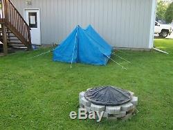 3 Man Nylon Wall Style Mountain Tent JCPENNEY SPORTS Center 7x7 Camping Hiking