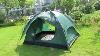 3 Man Single Layer Automatic Camping Tent With 2 Doors
