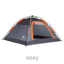 3 Person Tents for Camping, Instant Backpacking Quick Tent Easy Set Up, grey
