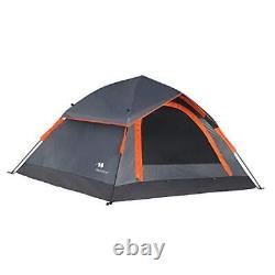3 Person Tents for Camping, Instant Backpacking Quick Tent Easy Set Up, grey