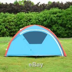 3 Persons Inflatable Camping Waterproof Tent with Bag And Pump