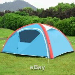 3 Persons Inflatable Camping Waterproof Tent with Bag And Pump