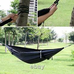 3 in 1 Hammock with Mosquito Net and Rain Fly Outdoor Hammocks Tents for Green