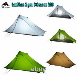 3F 2 Pro UL GEAR 2 Person Man Outdoor Ultralight Camping Tent 3 Season