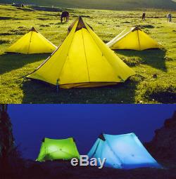 3F Lanshan 1 & 2 Person Man Outdoor Ultralight Camping Tent 3 Season Backpacking