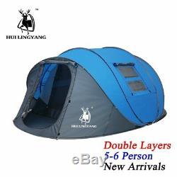 4 6 Man Person Instant Lightspeed Tent Automatic Pop Up Quick Camping Shelter