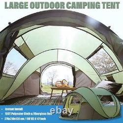 4-6 Man Pop Up Tent Hydraulic Automatic Waterproof Camping Outdoor Hiking Family