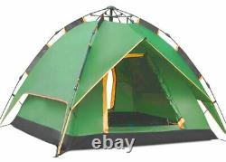 4 Man Pop Up Tent Backpacking Camping Hiking Outdoor Indoor Easy Set Up