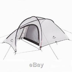 4 Person Man Double Skin Family Camping Tent Outdoor Travel Waterproof With Mat