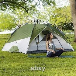 4 Person Man Instant Dome Tent Waterproof Family Camping Hiking Pop Up Shelter