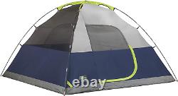 4-Person Sundome Camping Tent Family Cabin Outdoor Hiking Weatherproof Durable